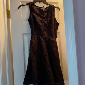 Black Skull Corset Dress